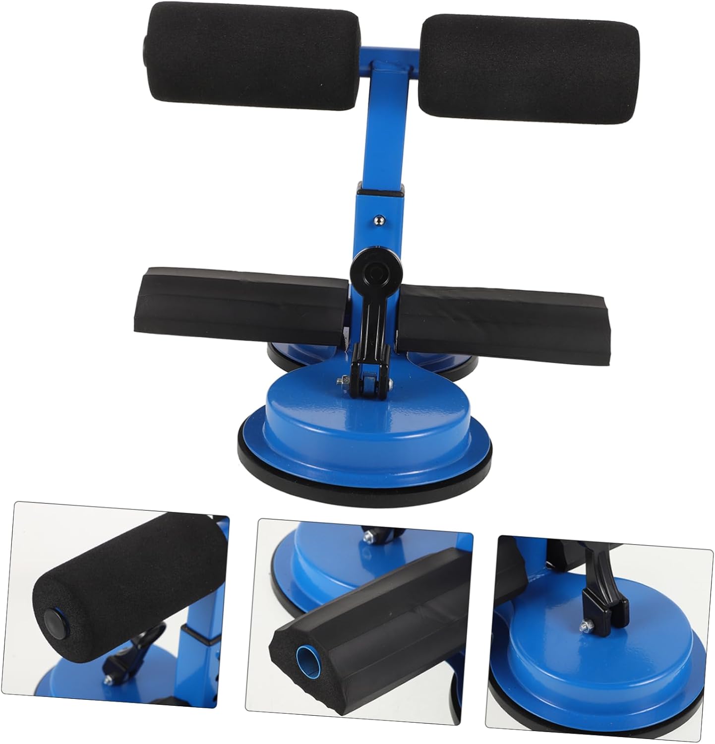 BESPORTBLE Portable Sit up Bar for Abdominal Muscle Training Nordic Hamstring Curl Exercise Equipment Padded Suction Cup