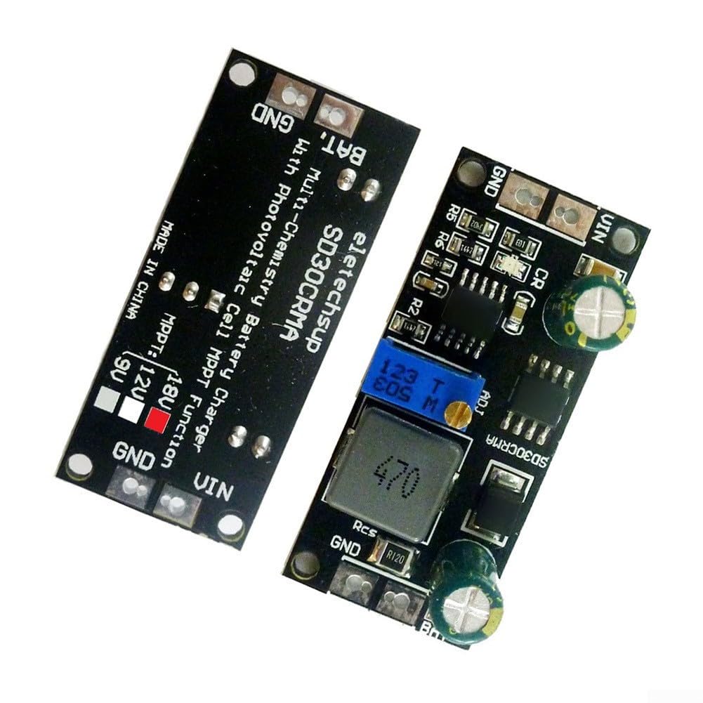 MPPT Regolatore di carica solare 9V 12V 18V Ingresso con protezione da sovratensione per moduli batteria (18v)