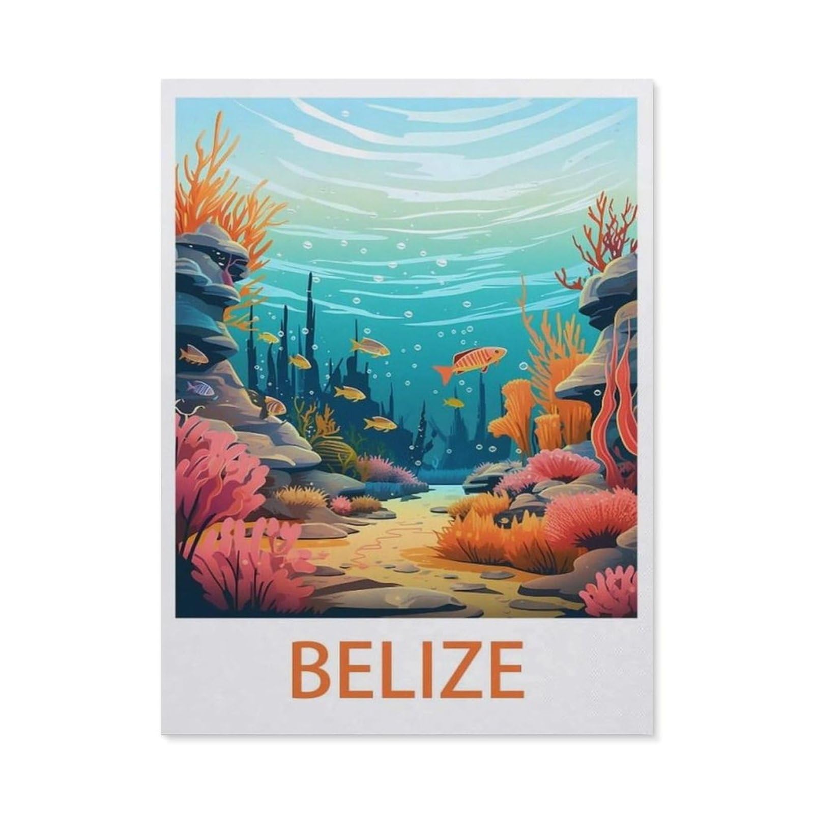 Metal Sign Tin Sign，Belize(15x30cm）