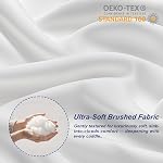 12x20 Pillow Insert Set of 2, Hypoallergenic Machine Washable Fluffy Microfiber Cushions, Premium Soft Throw Pillow Stuffer & Lumbar Pillow for Couch – White