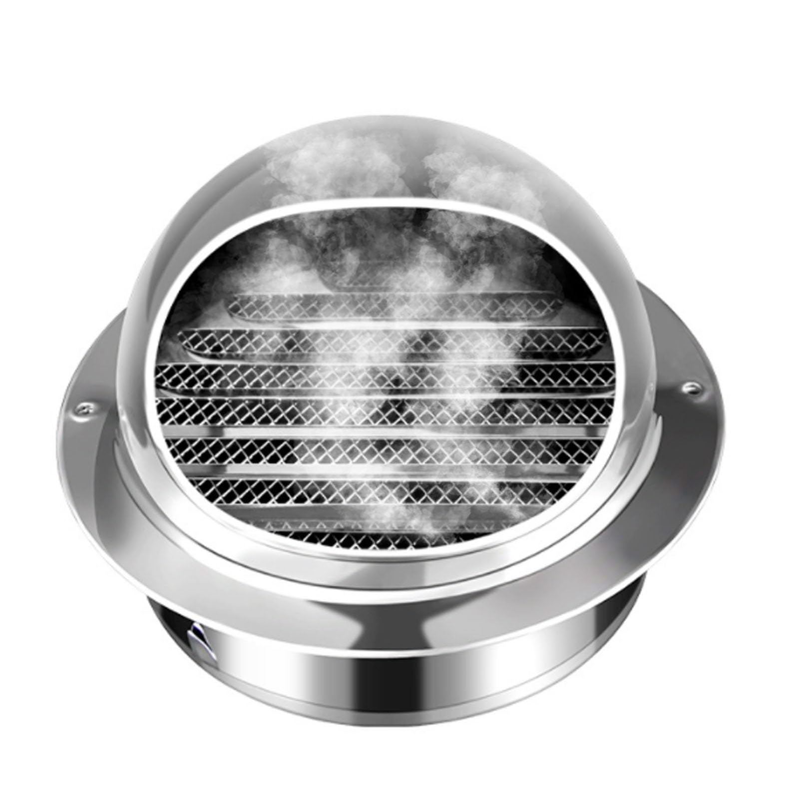 丸型フード付ガラリ, ステンレス製 通気口, 家の装飾に適した