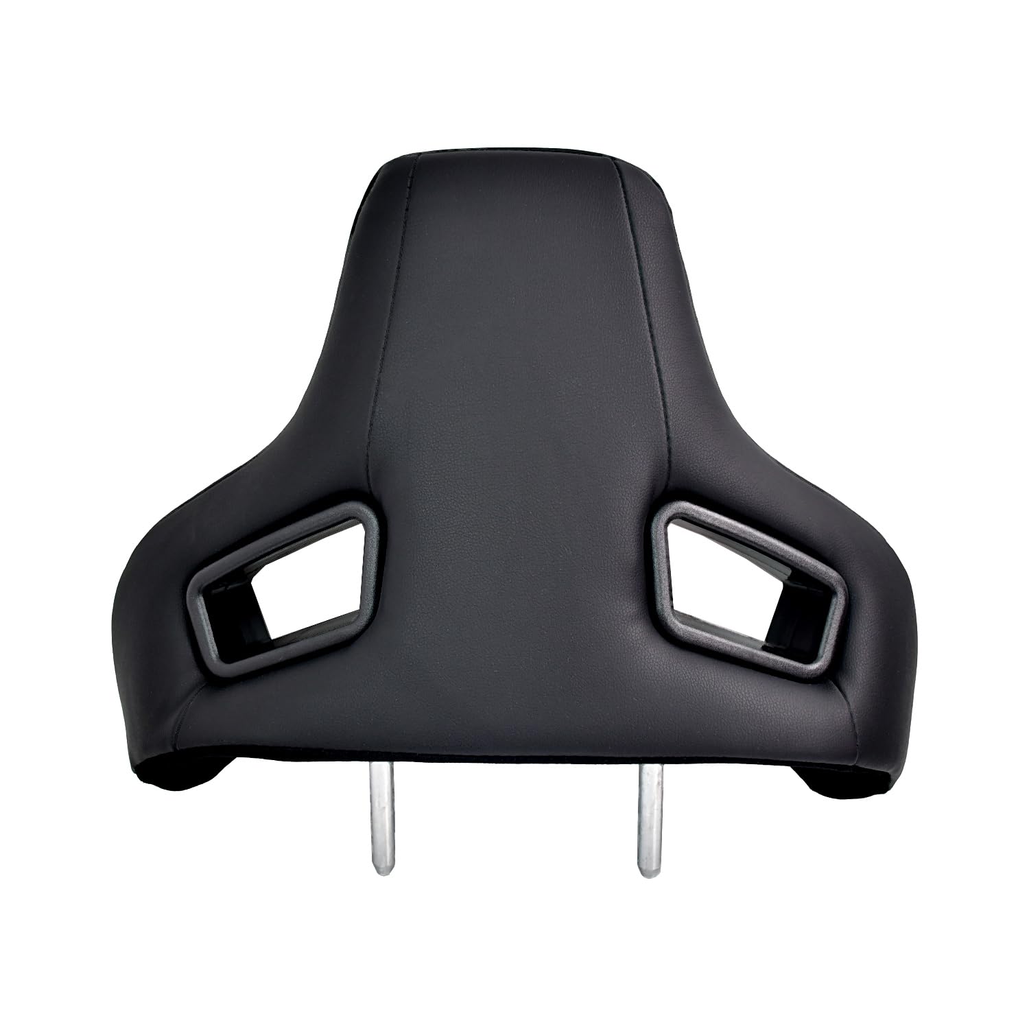 1 appui-tête de siège de course de sport 496 x 386 cm, repose-tête amovible en cuir hautement élastique à emboîter, diamètre de la tige : 14 mm
