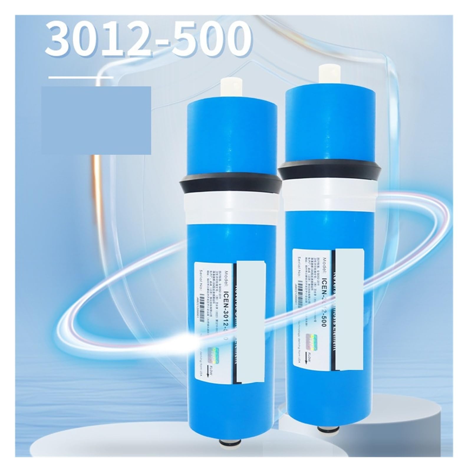 Uniwersalny filtr membranowy RO do oczyszczacza wody, domowy, wysokie i niskie ciśnienie, 500G, akcesoria do filtrów zamiennych 3012-500