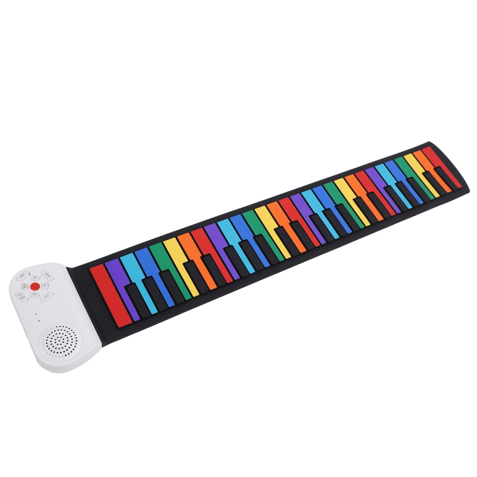 Tastiera per Arrotolabile, Elettronico Portatile Ricaricabile a 49 Tasti, Tastiera per Pieghevole con Cavo di Ricarica USB per Principianti, Bambini, Viaggi a Casa (#2)