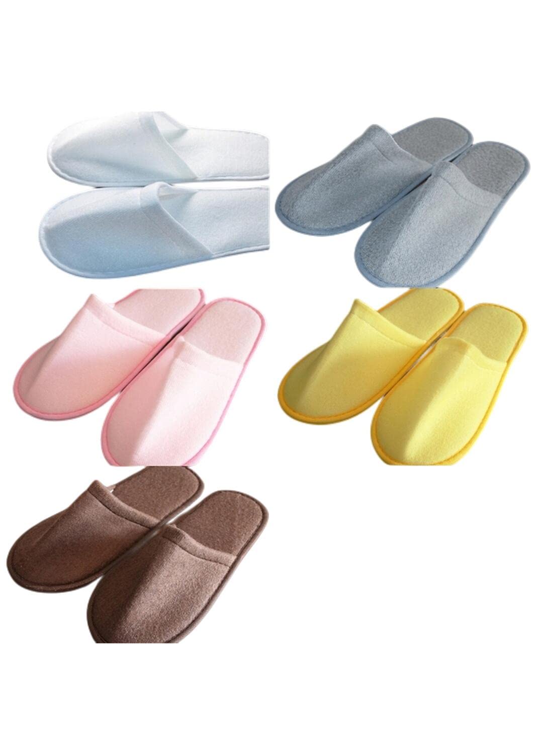 Pantofole USA E Getta 5 Coppie Slifori USA E Getta Hotel Travel Slipper Sanitary Party Home Guest USA Uomini Donne Unisex Slippista di Punta Chiusa
