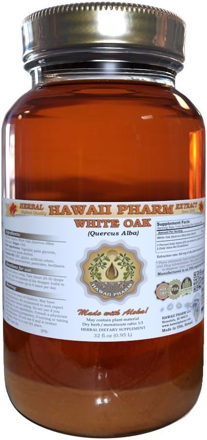 Hawaii Pharm White Oak (Quercus alba) Liquid Extract 2x2 fl.oz