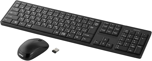 BUFFALO 無線キーボード マウスセット ブラック BSKBW100SBK