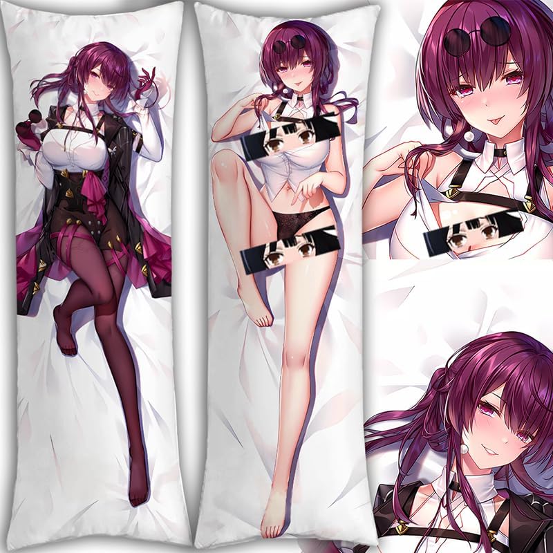 MUAMCZFDC Kafka - Funda de almohada corporal de anime, funda de almohada corporal de Dakimakura corta, almohada corporal de anime, funda de almohada