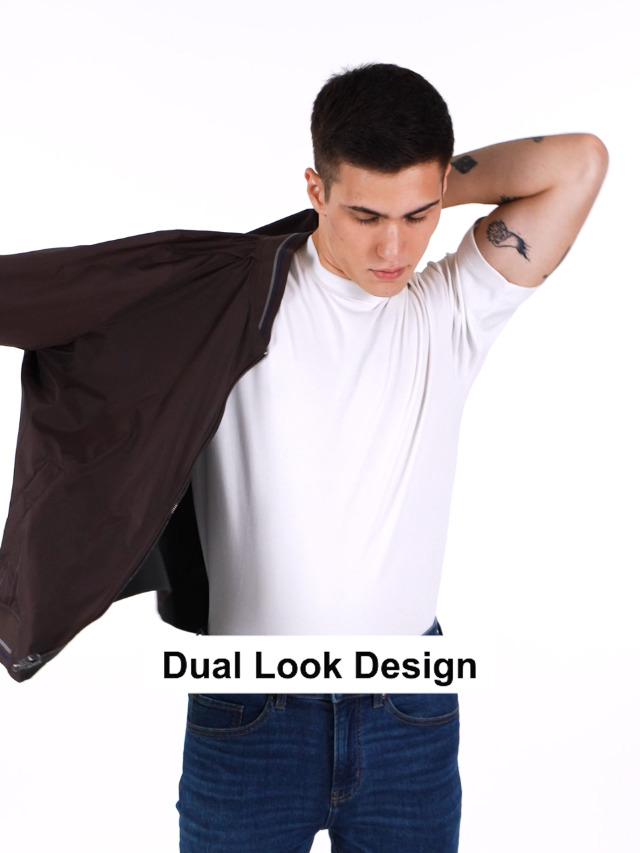 Buy Red Tape Reversible Baseball Collar Jacket for Men | Enhanced
