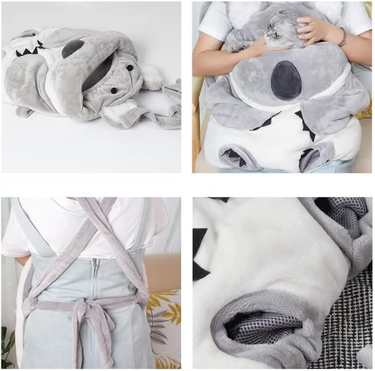 Transportin Gato Mochila Cálida para Mascotas De Invierno, Mochila De Viaje Portátil, Mochila Bonita para Mascotas, Portador De Mascotas Trasportines Gato