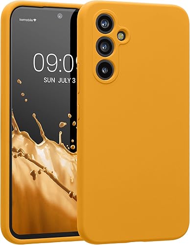 Miniatura 9 de kwmobile Funda compatible con Samsung Galaxy A54 5G - Funda delgada de silicona TPU para teléfono - Acabado suave al tacto - Rosa impresionante Rosa