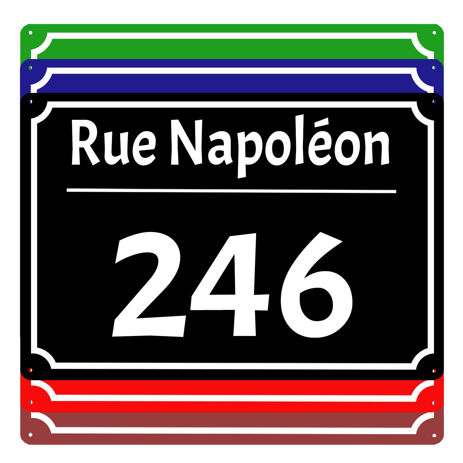 numéro de maison extérieur