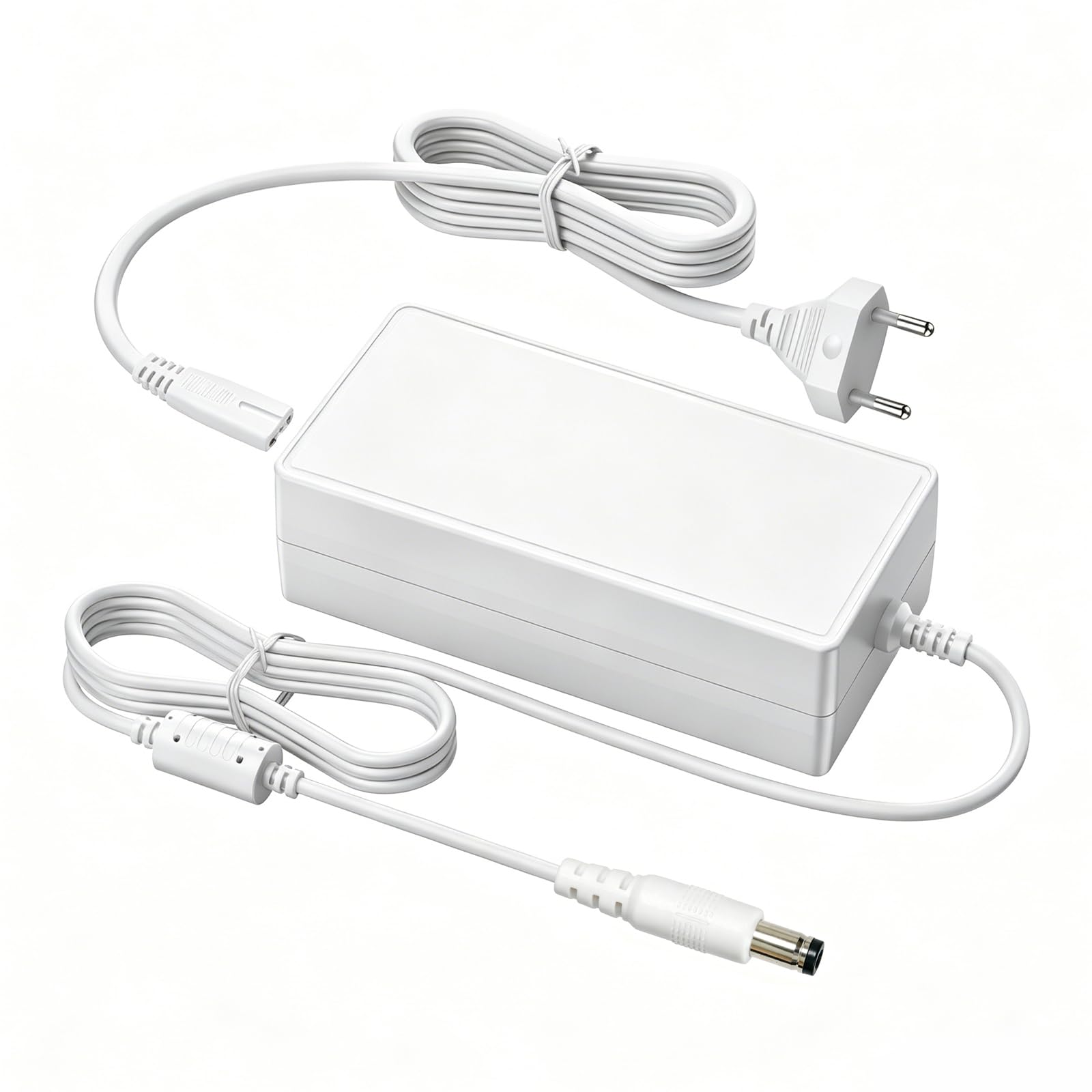 54V 1,1A Chargeur pour UbiQuiti Network USW-LITE-8-POE Switch Gigabit | Remplacement 60 W Adaptateur compatible avec USW-Ultra-60W, NY-PW0L2-05401100, UniFi Lite 8 PoE, câble 1,5 m, blanc