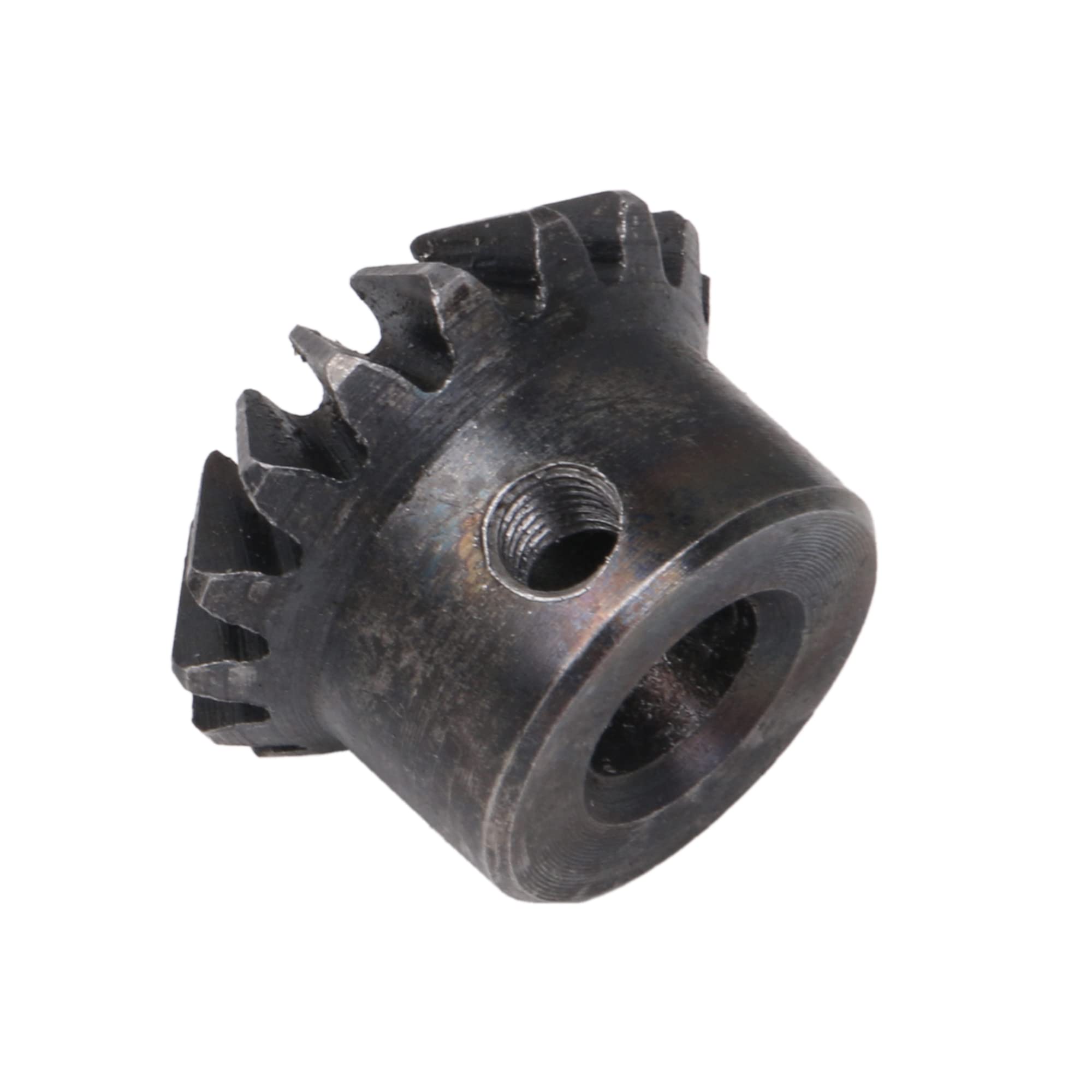 2 Ingranaggi Conici In Acciaio 45# - Diametro 26mm, Modulo 1.5, 16 Denti, Argento/Nero - Foto 11