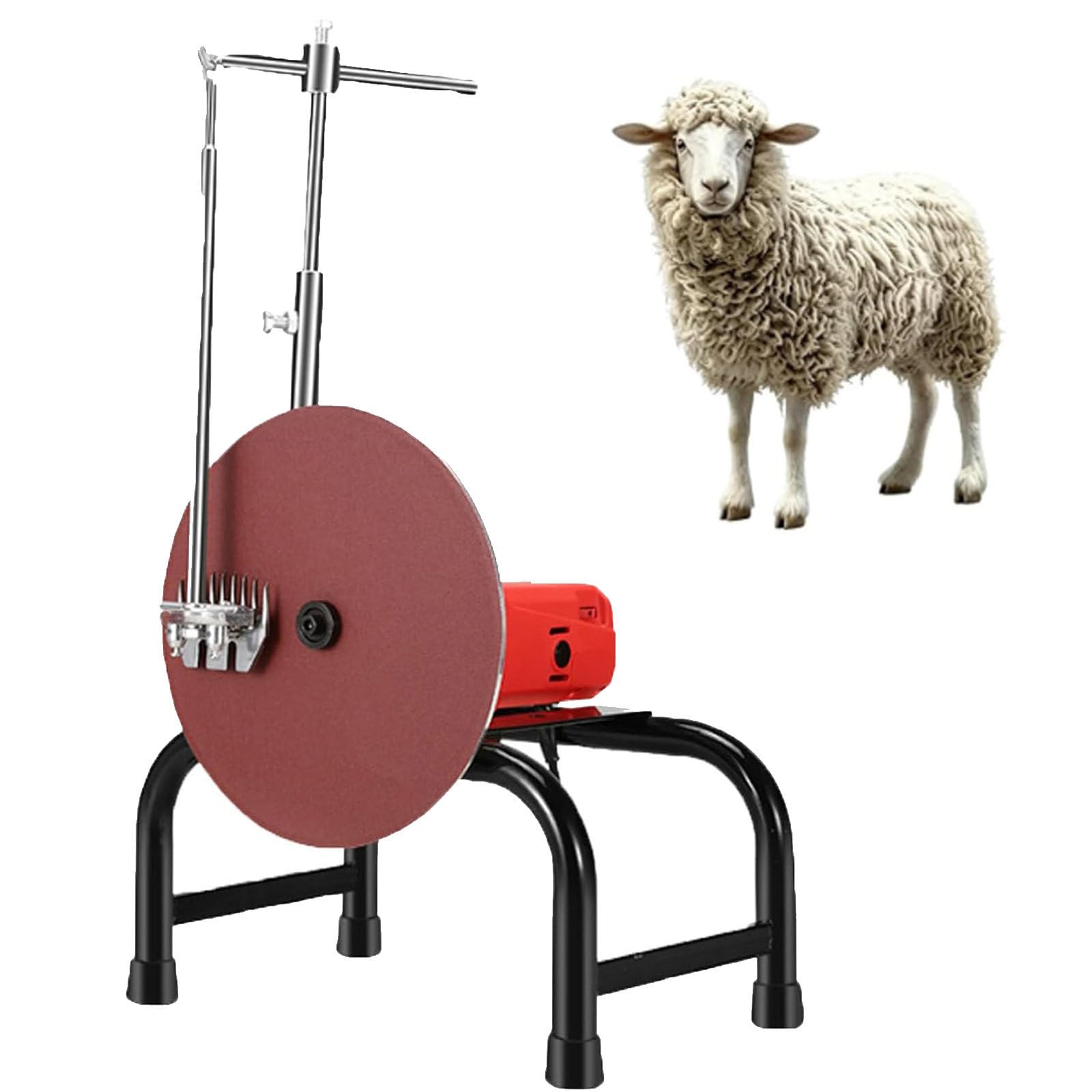 GIZMIT Goat Shears Blade Grinding Machine, Electric Sheep Shear Blade Sharpener, 950W Professional Wool Shear Sharpener, Suitable for Smooth Shearing of Sheep, Alpacas, Goats, and Cattle
