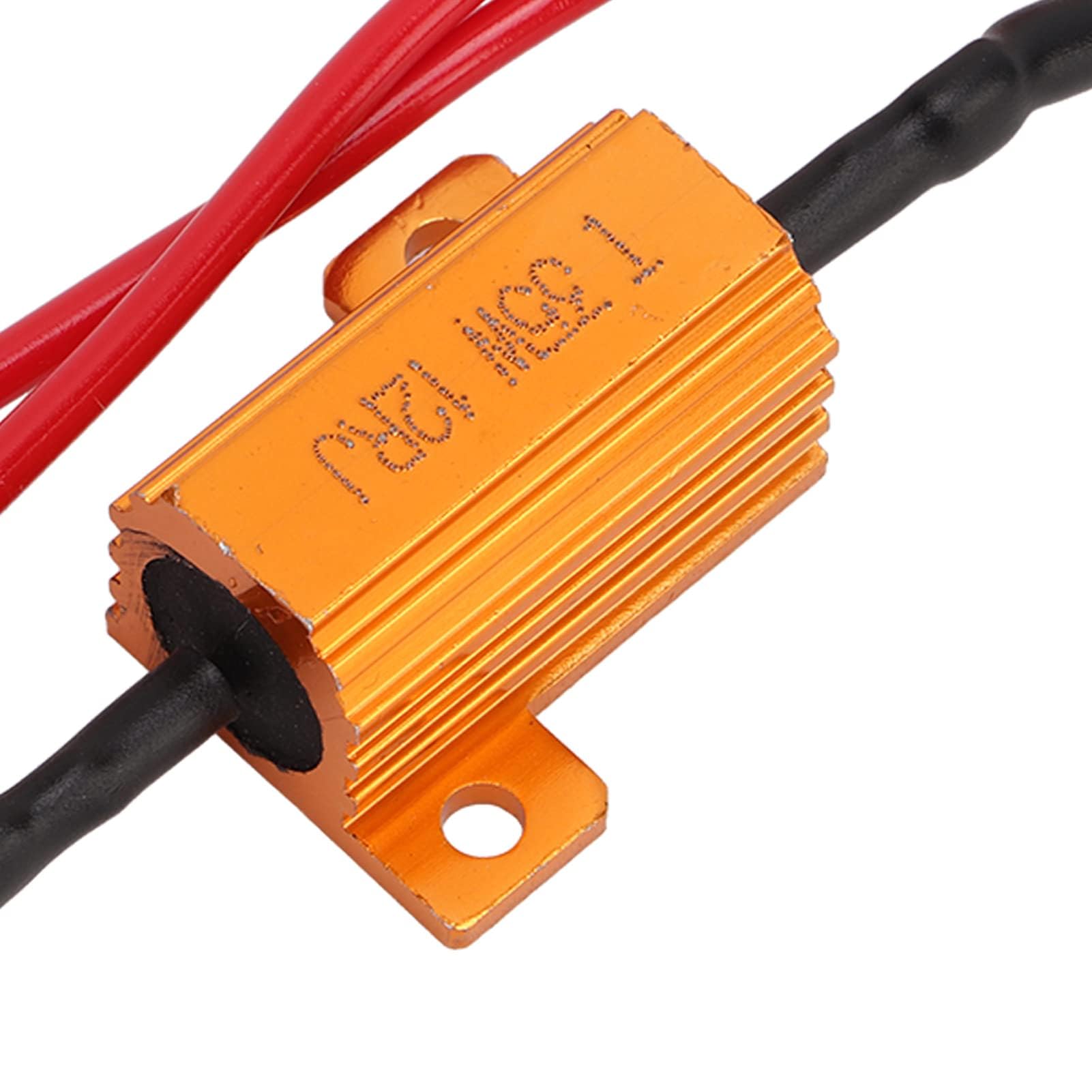 2 Szt. Rezystor Obciążenia LED Dekoder Rezystor Ochrona Obciążenia 35W 12Ω Oświetlenie Elektronika Kierunkowskazy LED światła Przeciwmgielne Wolne od Błędów Wyeliminuj Kody Błędów Zestaw do Wymiany