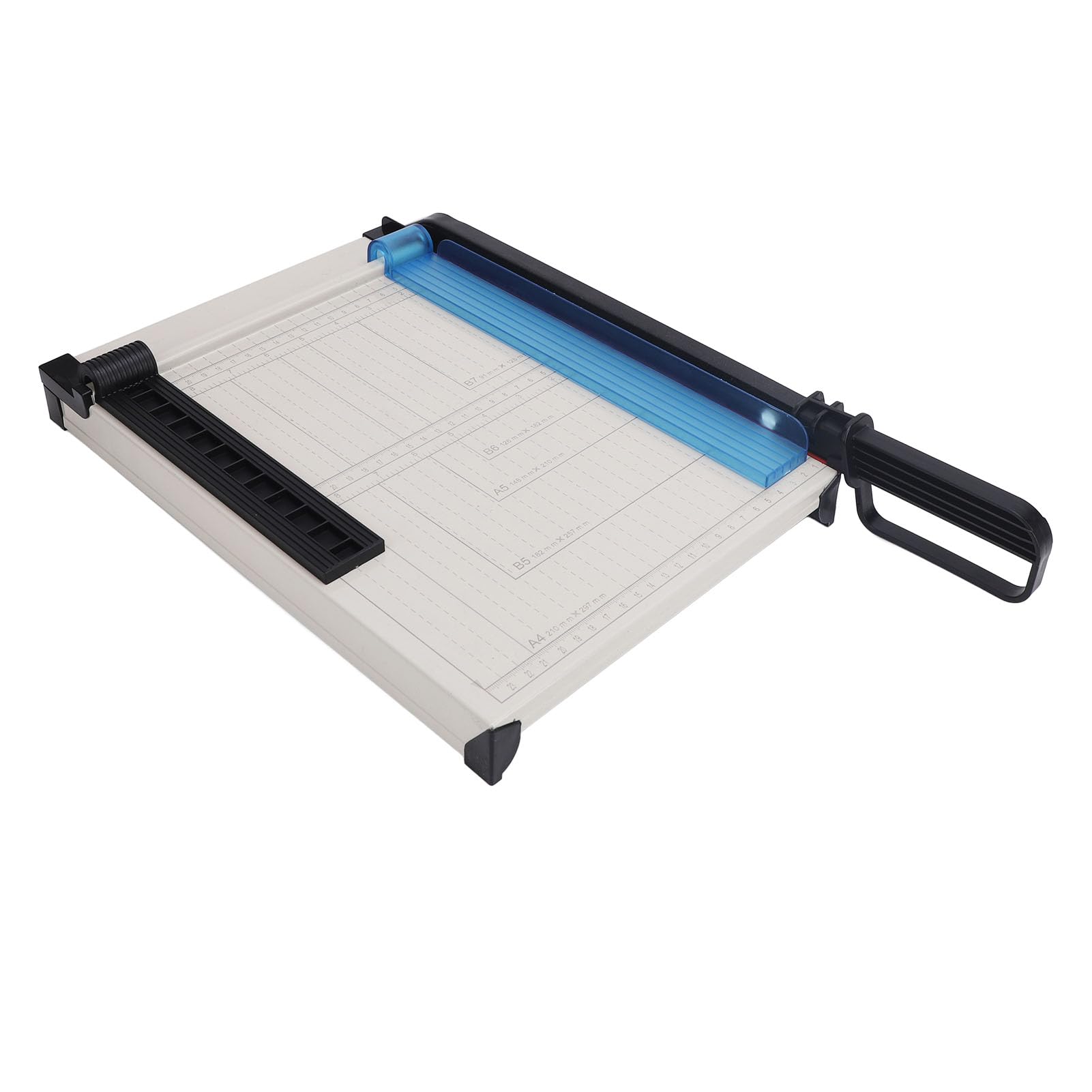 Taglierina manuale, taglierina da tavolo con lama in acciaio incisiva, strumento di taglio accurato per foto, cartoline, etichette, area di taglio 320 x 250 mm, include 3