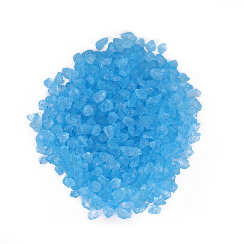 1 bolsa de piedras decorativas de grava de vidrio para plantas en maceta, musgo, micropaisaje, hogar, jardín, pecera, acuario, azul, verde, blanco, morado, piedra decorativa (azul)