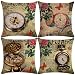 Copricuscino decorativo in 7 colori. 18'' Orologio da taschino.