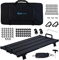 Vista 9 de GUITTO Tablero de Pedal para Guitarra - Tablero de Pedal de Efectos para Guitarra de Montaje en Clip, de Aleación de Aluminio con Bolsa