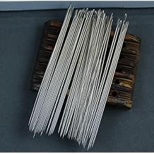 MosBug 50 Pack 6 Inch15cm Long Upholster Needles /Long Simple Needles Large Eye Needle for Sewing Act Crafts, Upholster