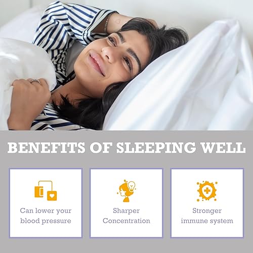 Miniatura 5 de Down Etc Bed Sleeping Aquaplush Firm - Almohada alternativa hipoalergénica, tamaño Queen, color crema