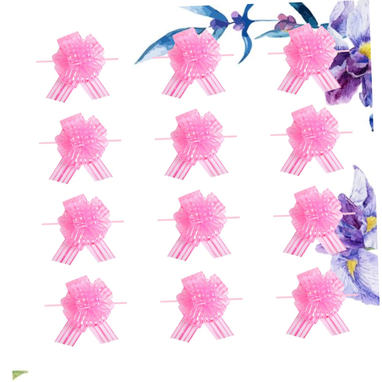 NUOBESTY 36stücke Teiliges Pull-bows Rosa Für Hochzeiten Und Feste Dekorative Zugschleifen Für Tischdekoration Blumensträuße Und Mehr Für Kreative Bastelprojekte Und Festliche
