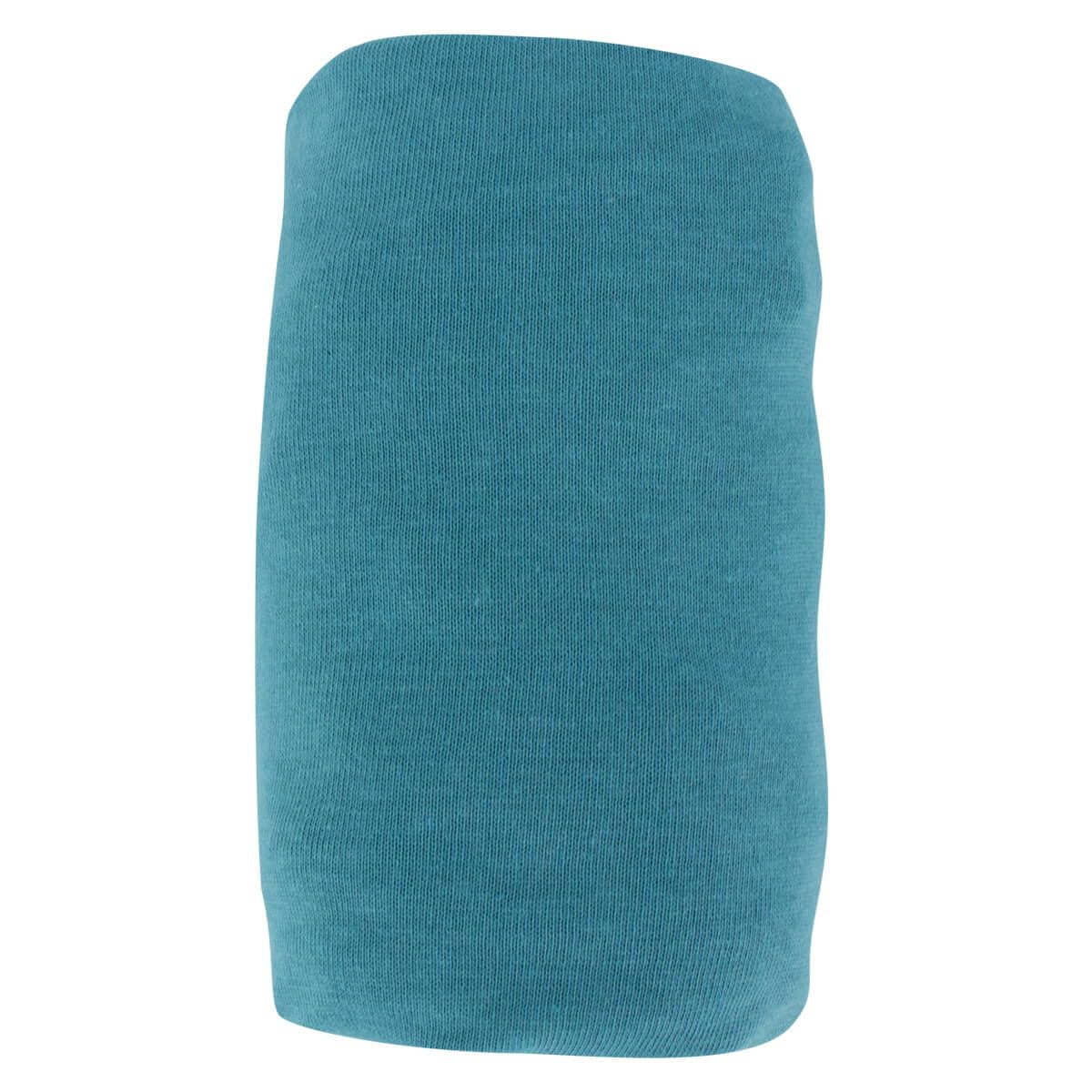 BabyCalin - Lenzuolo con angoli 60 x 120 x 15 cm, blu tropicale certificato OEKO-TEX