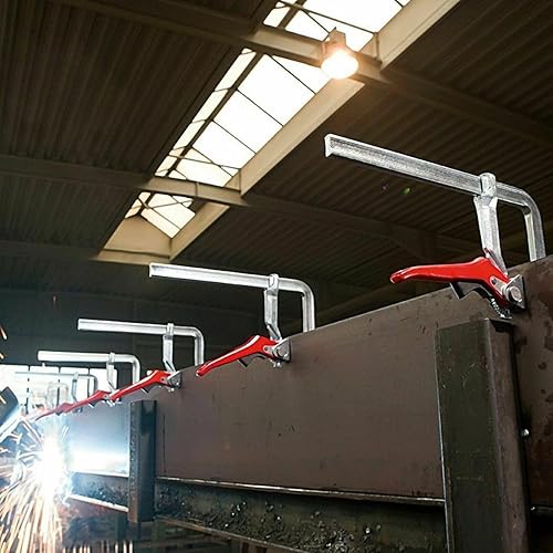 Miniatura 3 de BESSEY Abrazadera de palanca de acción rápida, 12 pulgadas, LC12, de acción rápida, abrazaderas resistentes para soldadura y carpintería. Resistente