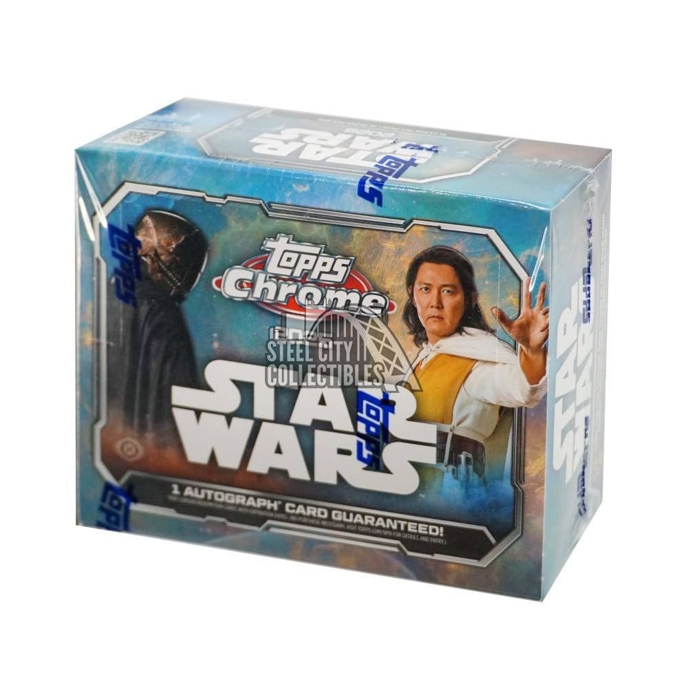 Amazon.com: 2025 Topps Star Wars Chrome Hobby Box : Collectibles