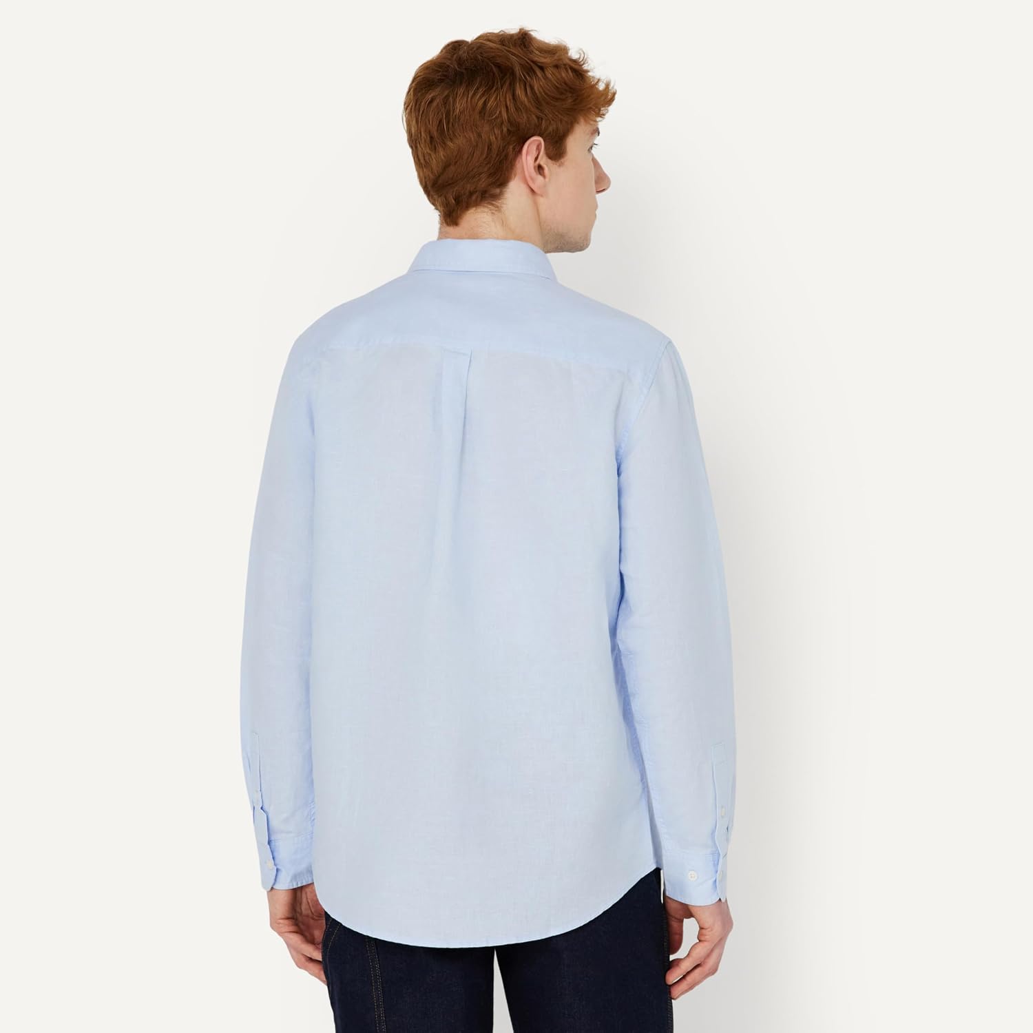Amazon Essentials Men's Regular-Fit Long Sleeve Linen Blend Shirt image 2