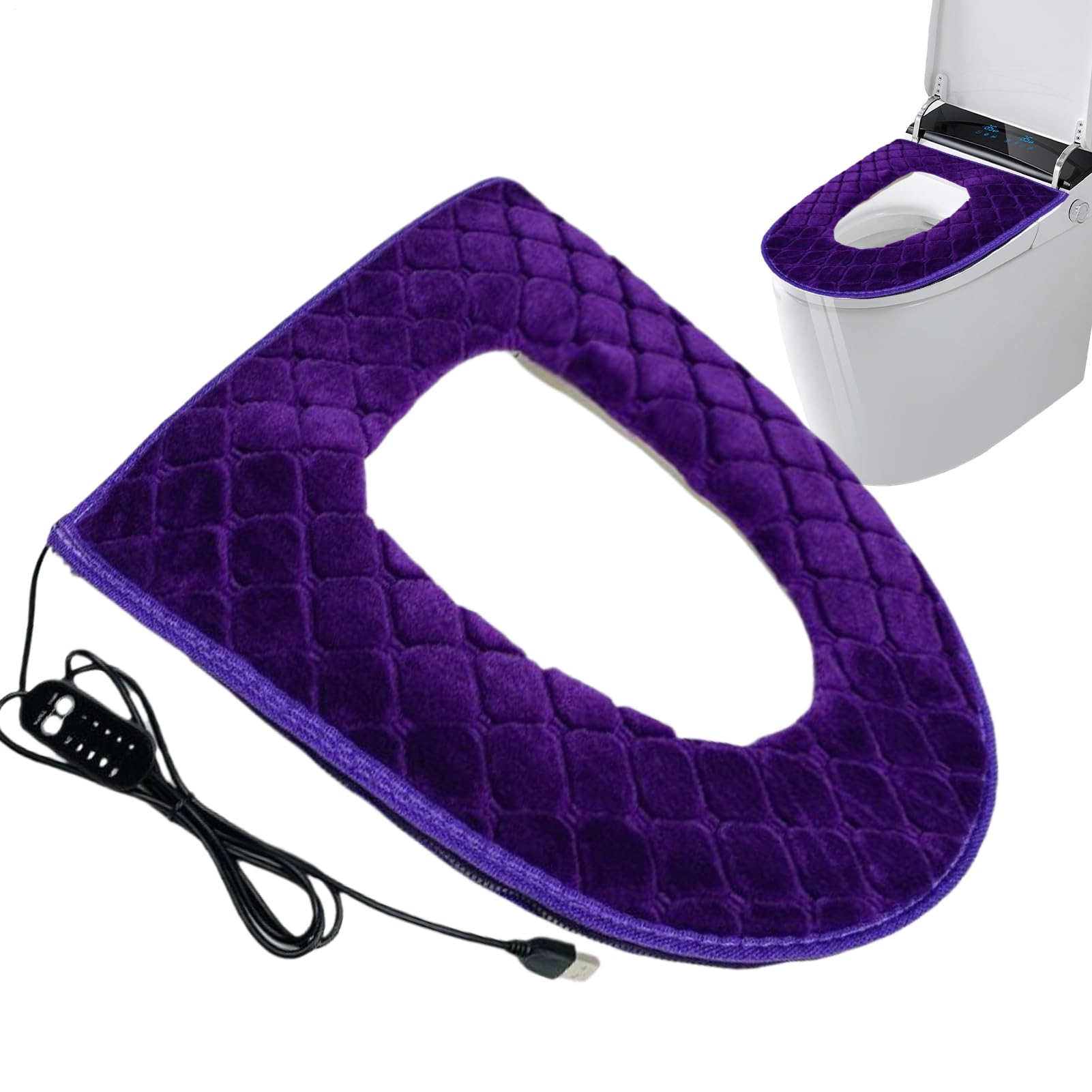 Coussin de siège de toilette avec minuterie pour soulager le froid
