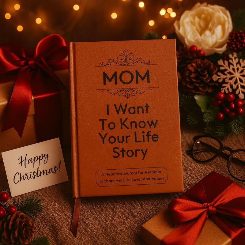Mom, I Want to Know Your Life Story Journal - Hardcover Keepsake Book. The Gifts for Mom Birthday from Daughter Son to Tell Her Story. Sentimental Present for Thanksgiving, Christmas & Mother’s Day - Image 2
