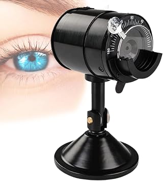 Optical Retinoscope Eye Model, Optometry Teaching Tool for Optical Retinoscopy, Diopter Adjustment Range 9.00D, Adjustable Optometry Simulation Eye, for Optometry Teaching Eye Training Practice Tool