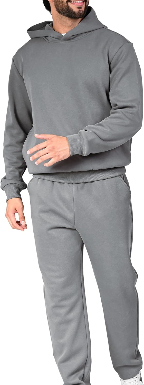 RND Men’s 2-Piece Hoodie & Jogger Set – Sweatsuit for Men, Athletic Tracksuit, Mens Sweat Set for Gym, Travel & Casual Wear