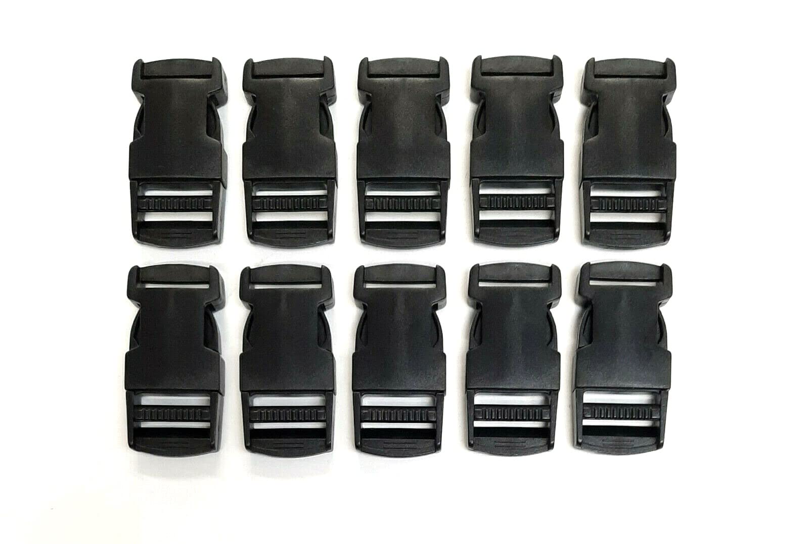 Church Products Uk Unisex Black 25Mm Plastic Side Release Buckles X2 – X50 Quick Snap Clasp Adjustable Webbing Straps Belts Bags Backpacks (5)