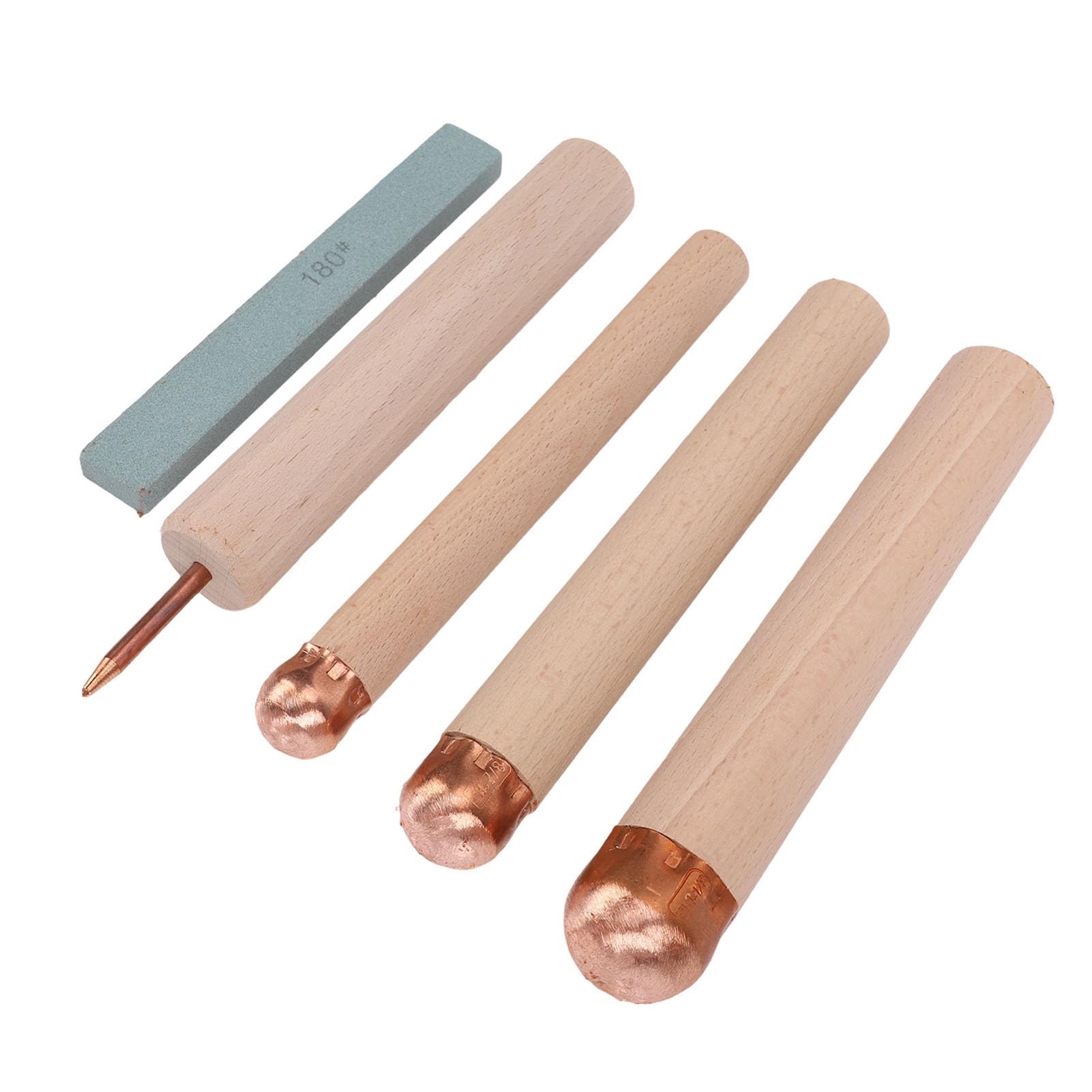 Generic Narzędzia do Krzesania z Obsydianu Trwałe dla Ekspertów Początkujący z ergonomiczną rączką do Delikatnego Kształtowania Odpowiednie Rzeźb w Kształcie Grotów strzał; Materiał: Lite Drewno,
