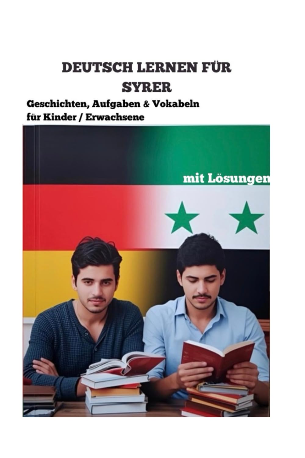 Deutsch lernen für Ausländer, syrischer Übersetzung, Aufgaben und Vokabeln: Alltagsgeschichten mit zweisprachigen Vokabeln (Deutsch – Syrisch/Arabisch) und einfachen Lernhilfen