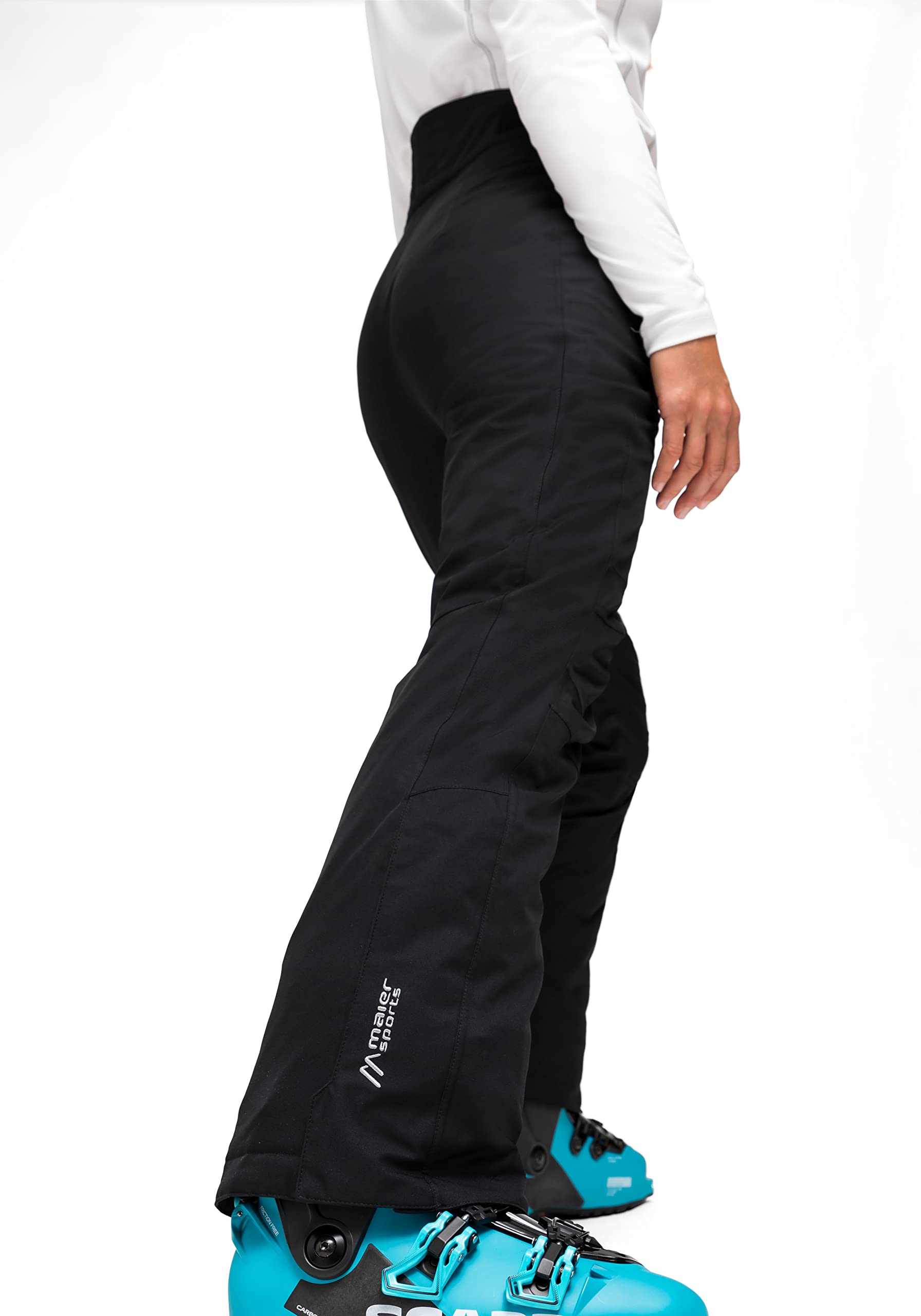Maier Sports Resi 2, Damen Skihose, wasserdichte Schneehose, Schützender Schneefang und Verstellbarer Bund, PFC-frei, mTHERM Wattierung & mTEX Wetterschutz