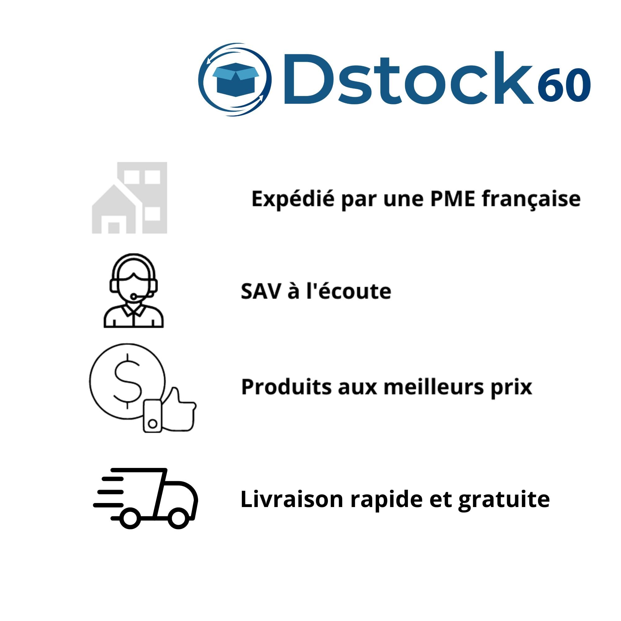 DSTOCK60 - Rouleau 4 mètres de feutre bitumé noir sablé spécial équerre renfort - largeur 0,5 m - couvre 2m² - Découpe au mètre - Etanchéité toiture, niche, cabane...