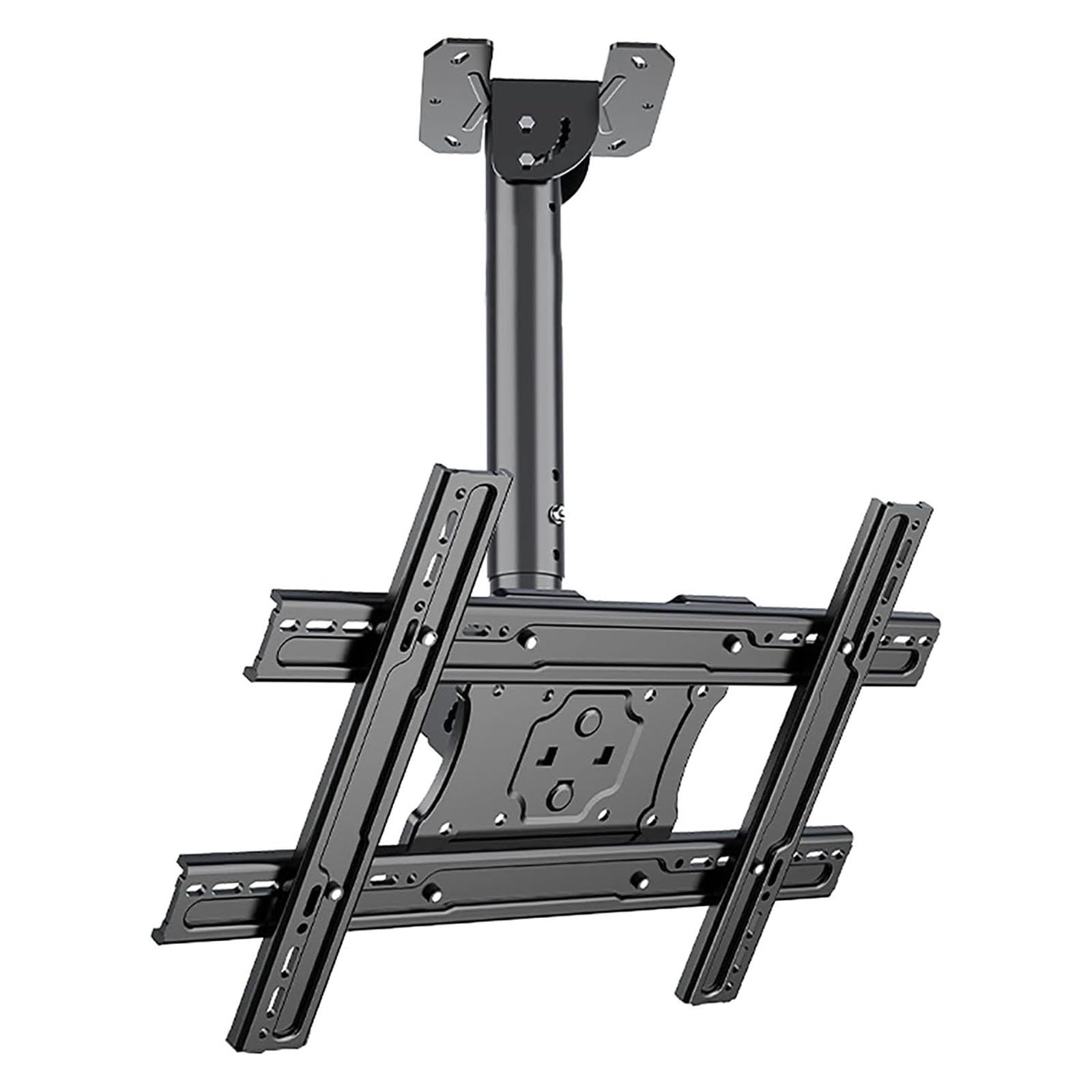 Support plafond téléviseur inclinable pour éviter les reflets de lumière