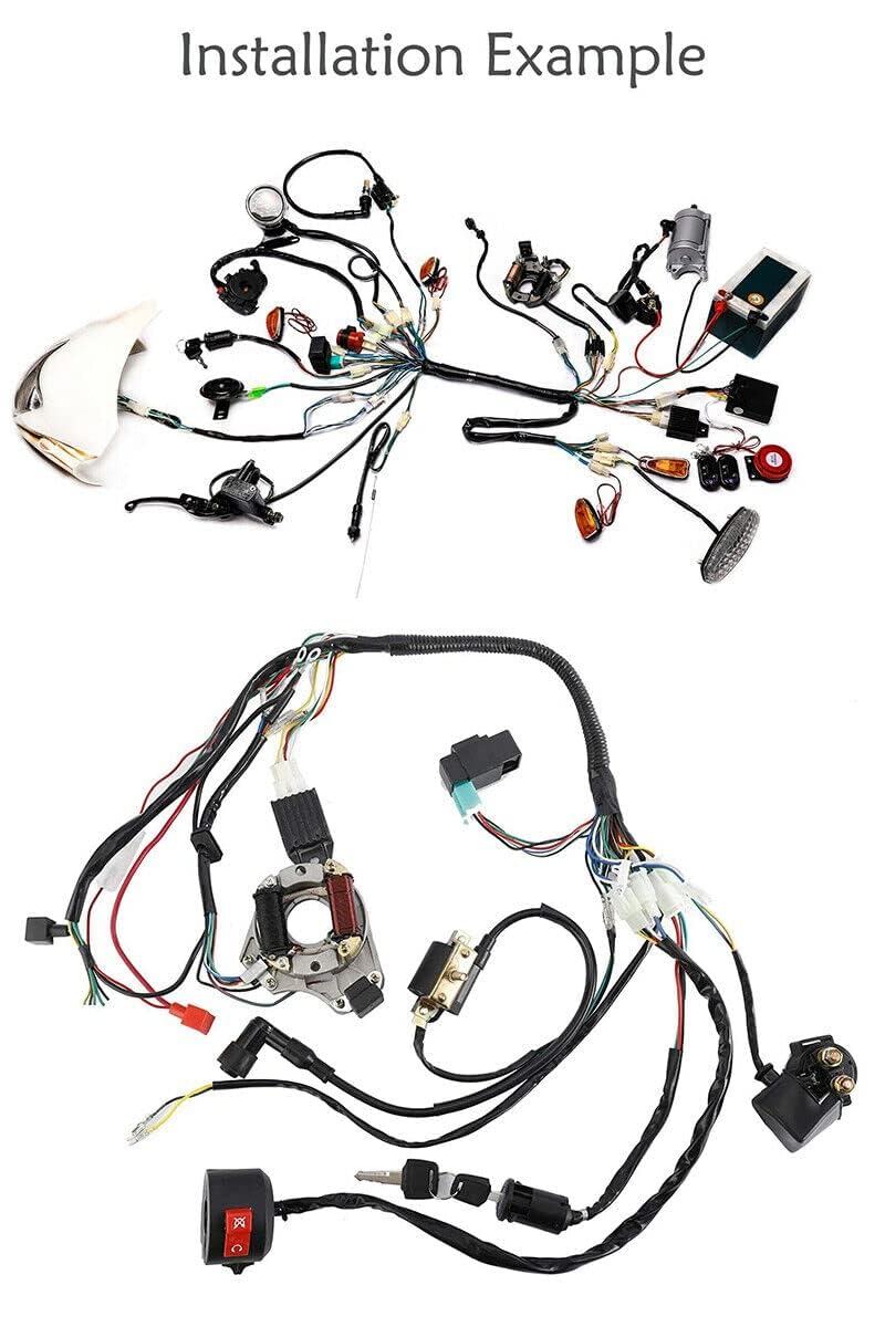 125 cc, Motore 4 tempi con avviamento elettrico 3+1 retro, motore monocilindrico semiautomatico raffreddato ad aria con retromarcia per ATV QUAD Go Kart Motocross
