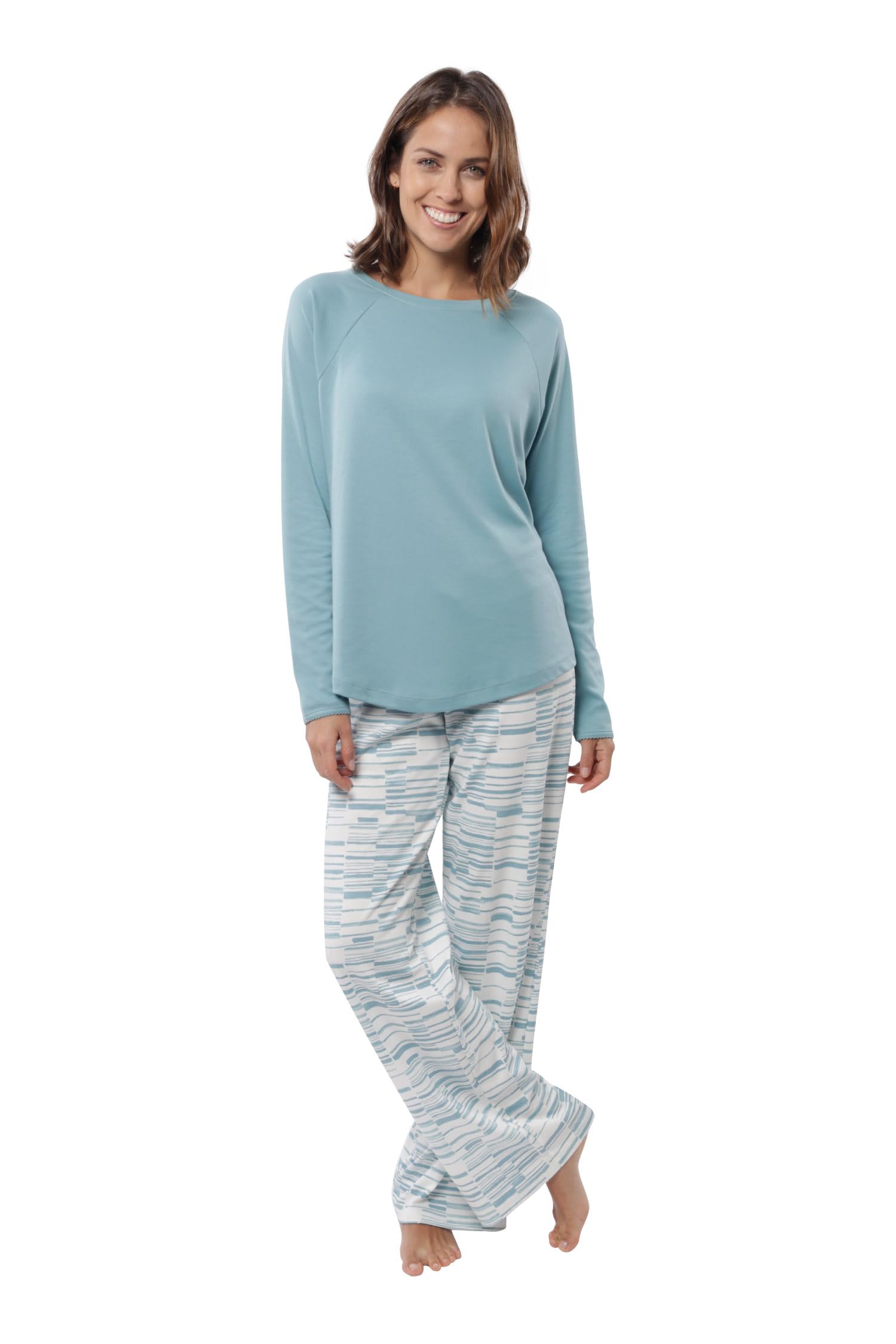 jijamas Incredibly Soft Pima Cotton Women's Pajamas Set - The Therapist