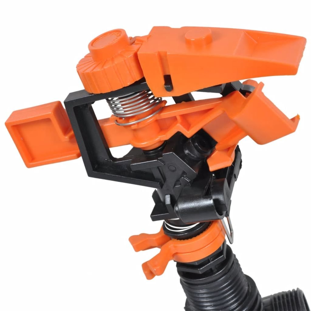 Festnight 6er Impuls-Rasensprenger Sprenger Sprinkler Impulsregner 32 cm