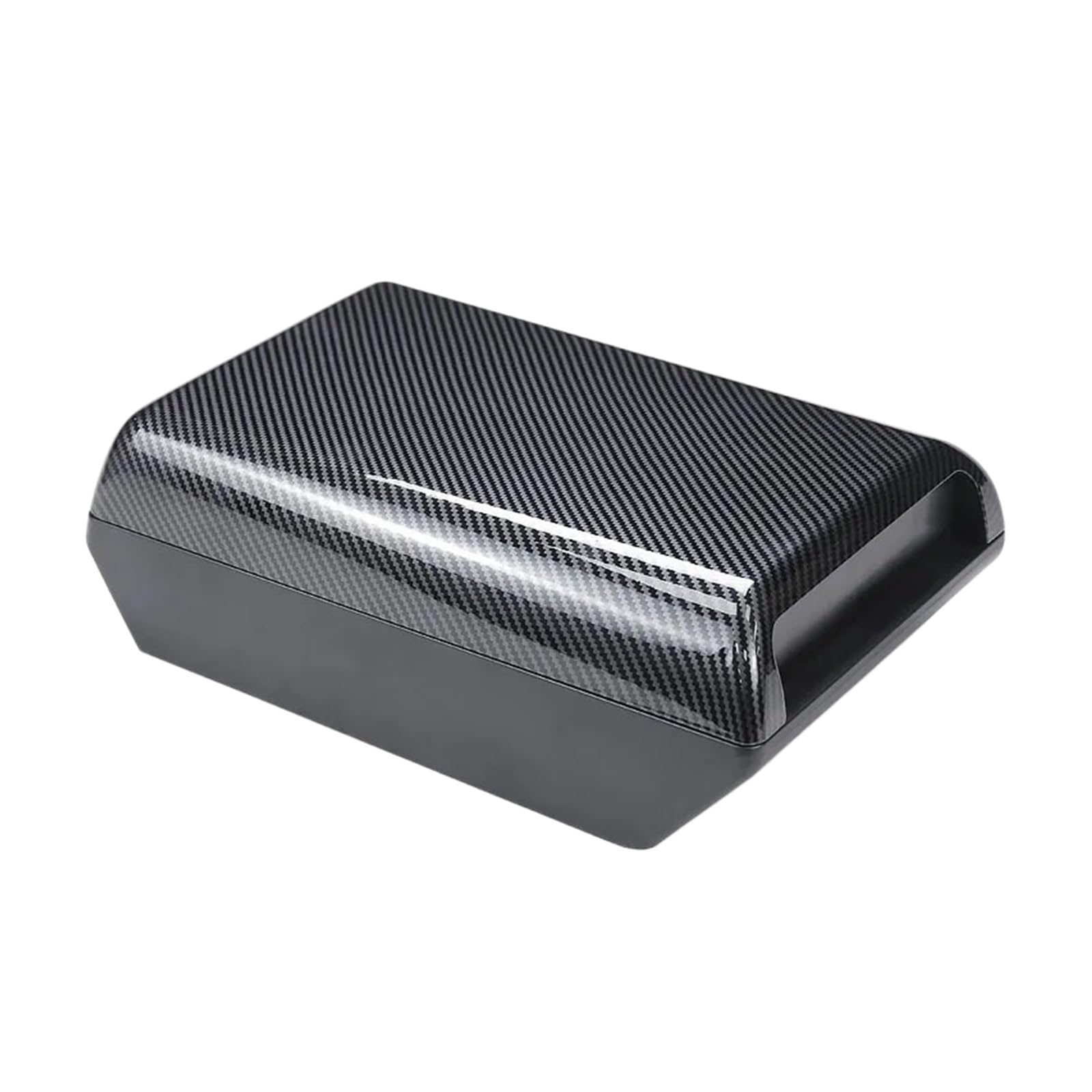 SHENHUO Car Armrest Box For Tesla For Model Y Juniper 2025 Y/3 2021 Armrest Box Raised Storage(M3MY carbon fiber)