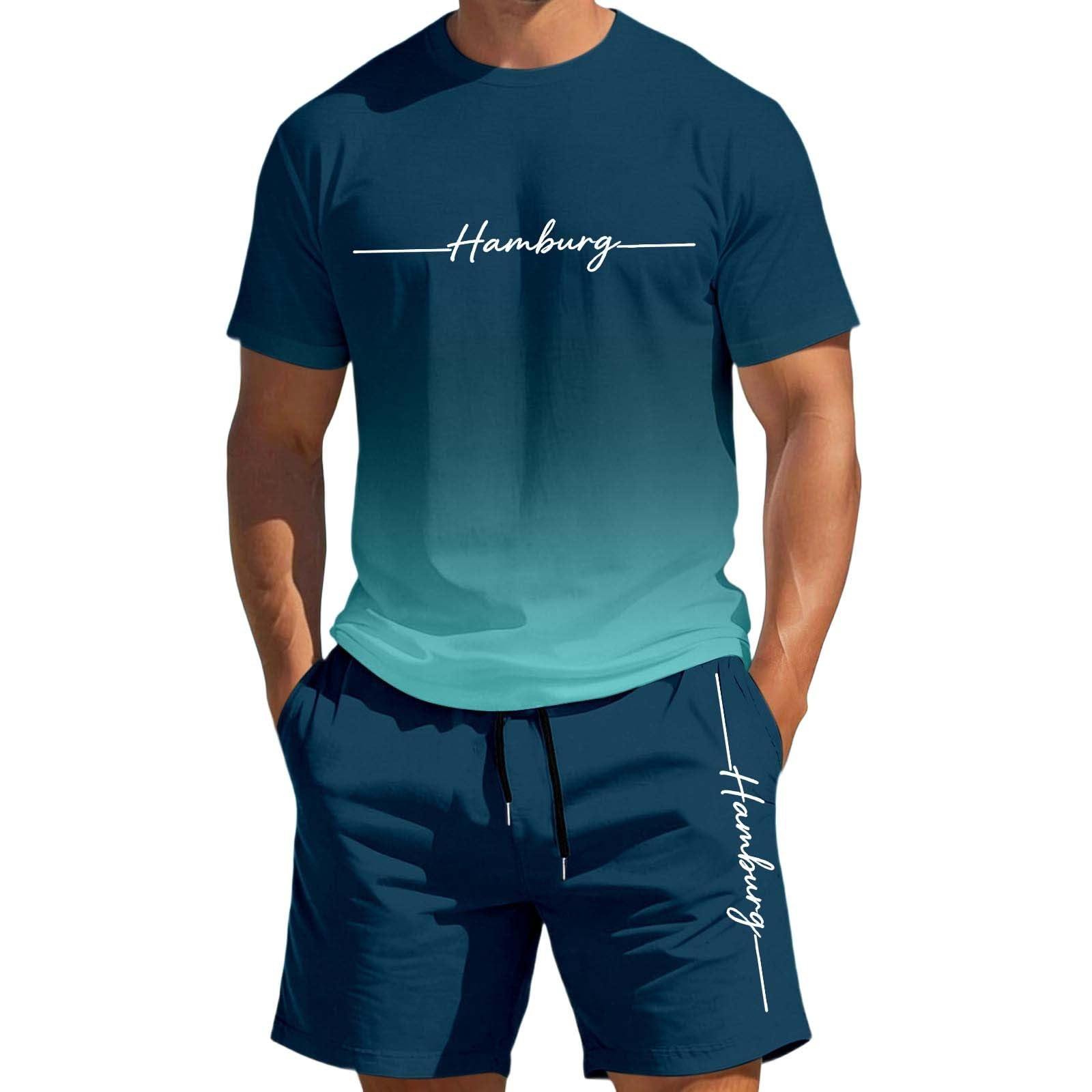 Ensemble homme été ample idéal pour le jogging et le sport