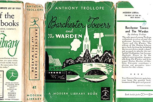 Barchester Towers, and The warden; (Modern Libr... B0006ASFVU Book Cover