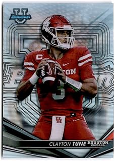 2022-23 Bowman's Best University Refractor #82 Clayton Tune Houston Football Trading Card