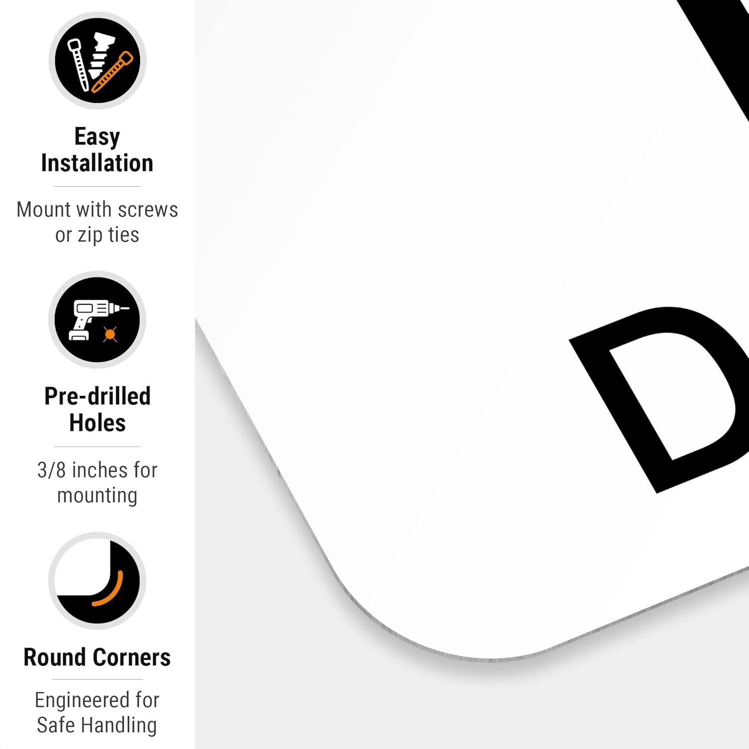 Shooting Range Do Not Cross Sign, 18x24 Inches, Rust Free .063 Aluminum, Fade Resistant, Made in USA