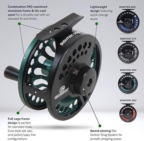 Miniatura 7 de Cheeky Carrete de mosca de la serie Fishing Sighter o paquete de triple juego